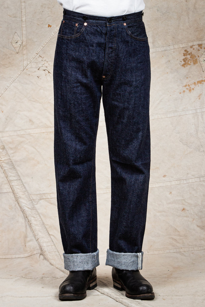 TCB Jeans Viktor's Voice Two Cat's Waist Overall Natural Indigo