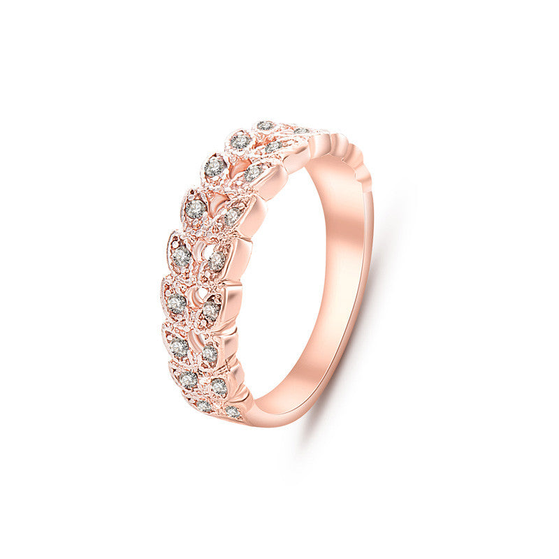 rose gold rings for women