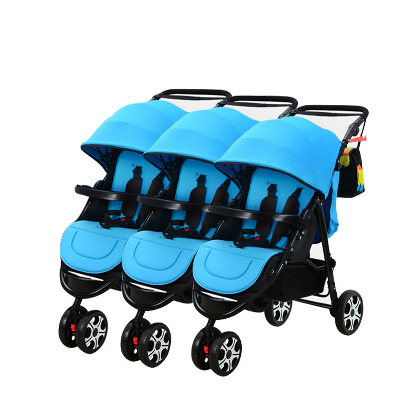 pushchair for triplets