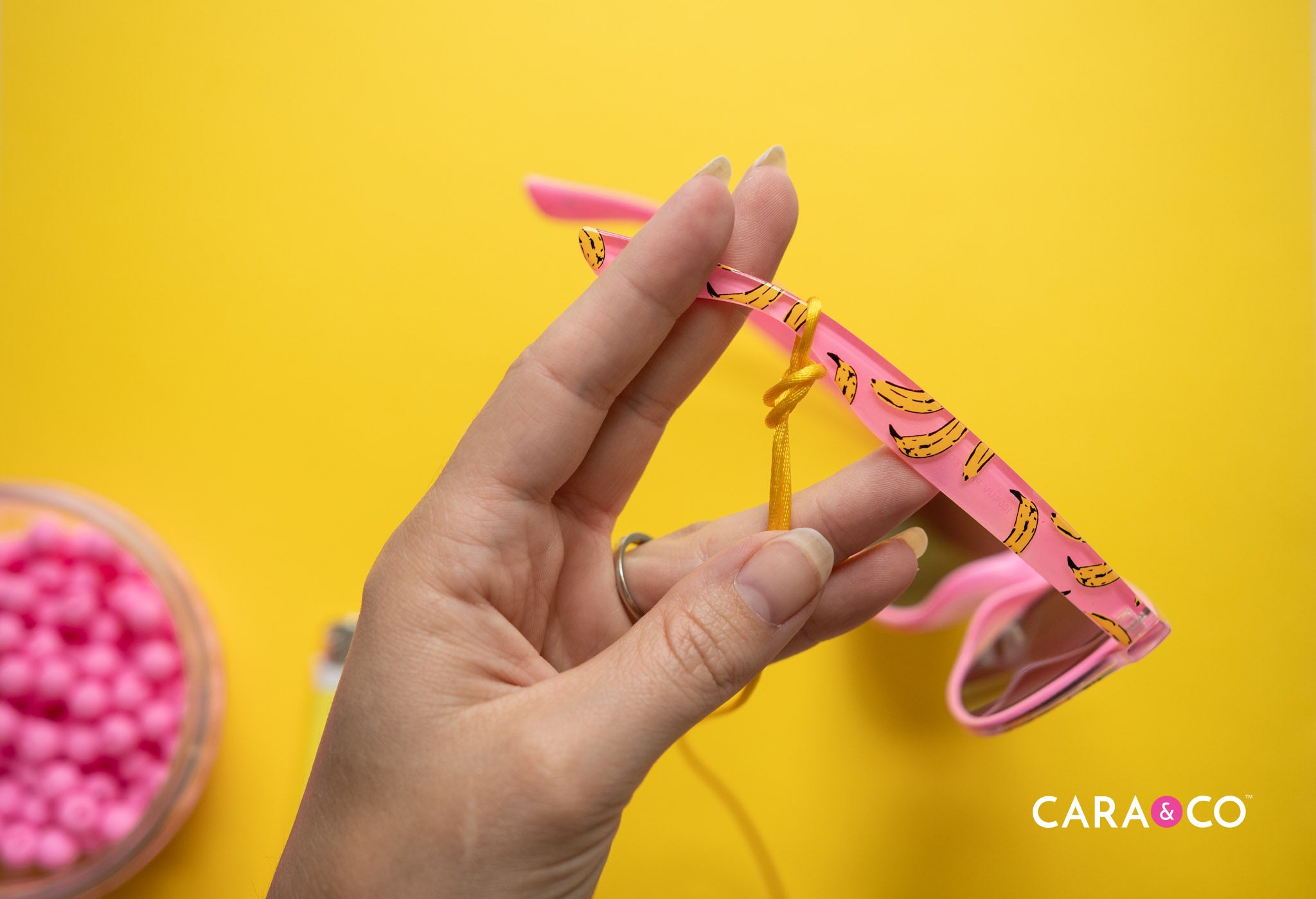 DIY Sunglasses Strand - Cara & Co Blog