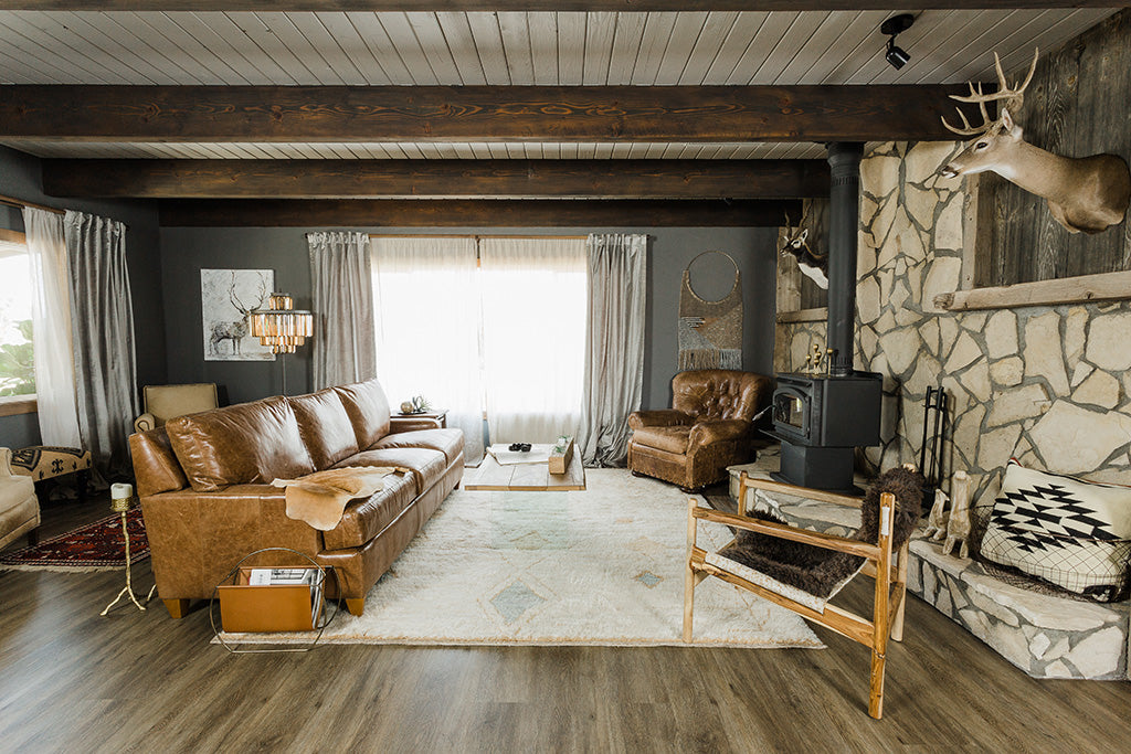 Rustic living room