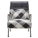 Plaid Kahlo Chair - City Home - Portland Oregon - Furniture and Home Decor