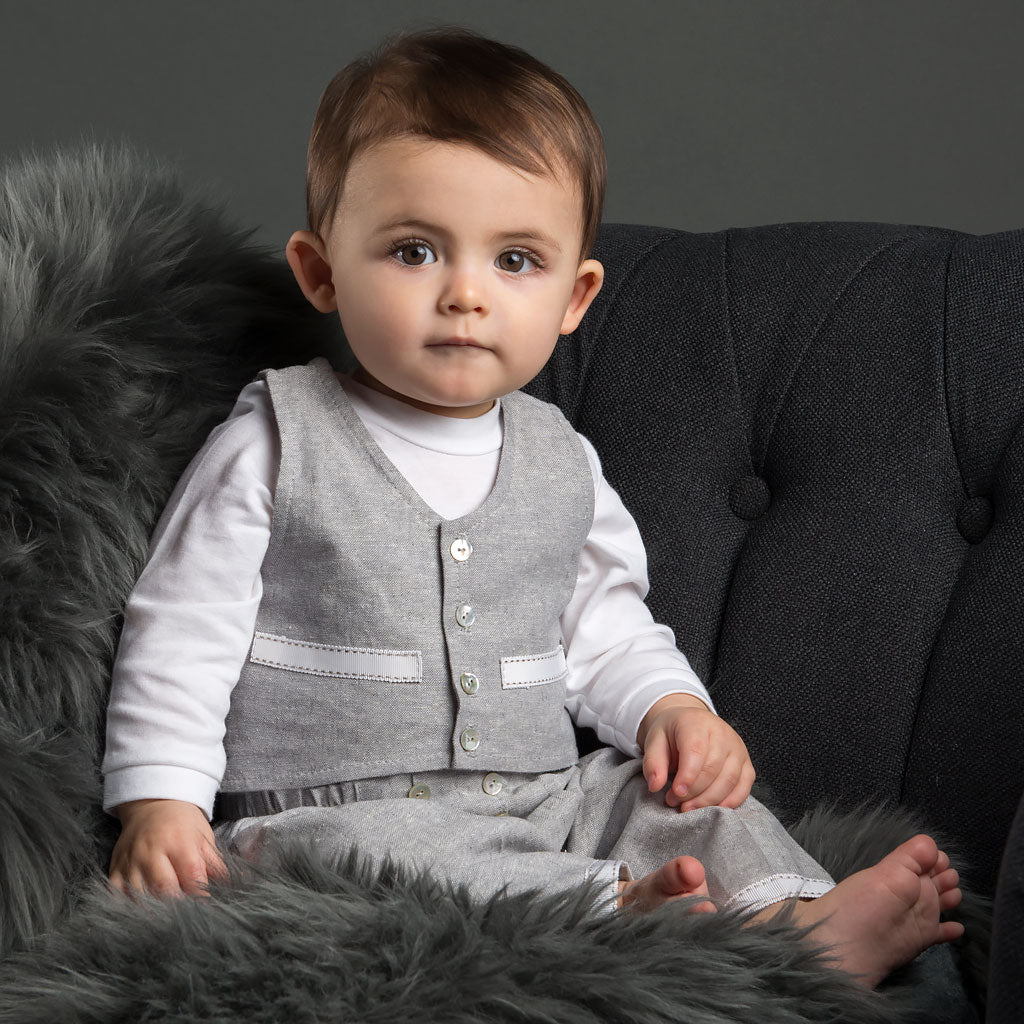 Linen Baby Suit for boys