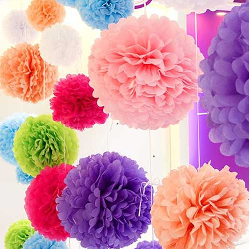 Pom Balls - Paper Decorations |