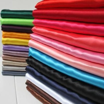 Solid Color Satin Fabric Bolts