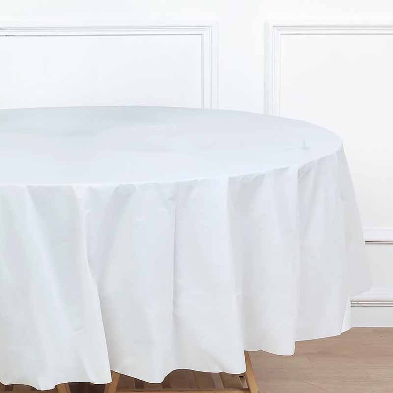 round plastic table covers