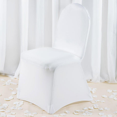 White Premium Spandex Chair Covers