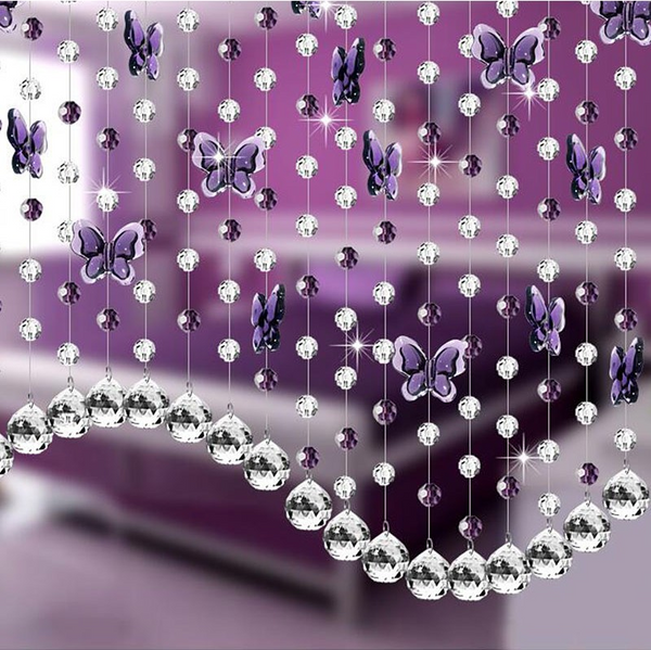 Chandelier Raindrop Crystals | 240 PCS | 20MM | Fushia | Acrylic Teardrop Crystals