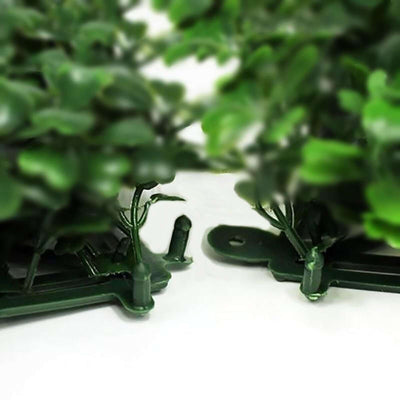 11 Sq ft. | 4 Panels Baby Green Boxwood Hedge Garden Wall Backdrop Mat