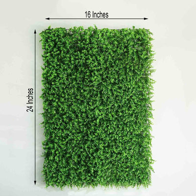 11 Sq ft. | 4 Panels Baby Green Boxwood Hedge Garden Wall Backdrop Mat