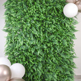 Boston Fern Eucalyptus Boxwood Greenery Garden Wall, Grass Backdrop UV Protected Assorted Foliage