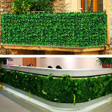 11 Sq ft. | 4 Panels Baby Green Boxwood Hedge Garden Wall Backdrop Mat