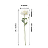 3 Stems | Ivory 27inch Artificial Silk Chrysanthemum Bouquet Flowers