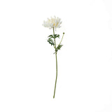 3 Stems | Ivory 27inch Artificial Silk Chrysanthemum Bouquet Flowers