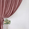 8ft Dusty Rose Premium Velvet Backdrop Curtain Panel Privacy Drape