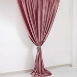 8ft Dusty Rose Premium Velvet Backdrop Curtain Panel Privacy Drape