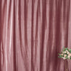 8ft Dusty Rose Premium Velvet Backdrop Curtain Panel Privacy Drape