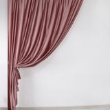 8ft Dusty Rose Premium Velvet Backdrop Curtain Panel Privacy Drape