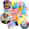 25 Pack | 12inch Black & White Fun Polka Dot Latex Party Balloons