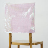 16inch Iridescent Premium Sequin Chiavari Chair Caps, Chair Back Covers