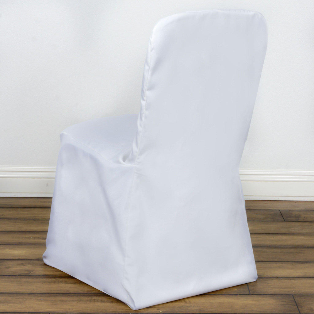 1 Square Top Polyester Wedding Event Banquet Chair Cover for Party Decoration 