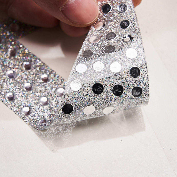 4Inch | Silver Self-Adhesive Rhinestone Letter Stickers, Alphabet Stickers for DIY Crafts - Q