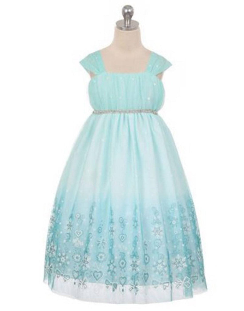 turquoise occasion dress