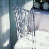 Resin Clear Chiavari Chair, Armless Stackable Chairs