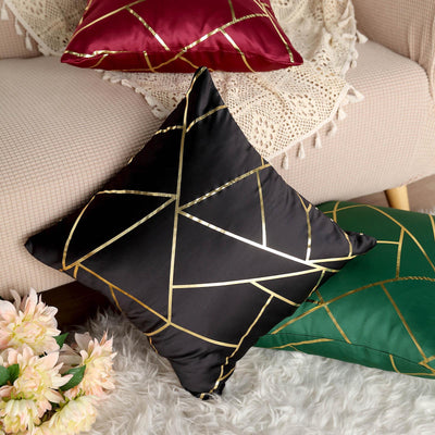 18Inchx18Inch Satin Throw Pillow Cover Decorative Cushion Case - Square - Lamour Satin