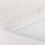 2 Pack | 18Inch White Faux Fur Sheepskin Throw Pillow Cases, Square Pillow Covers