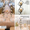 Geometric Candle Holders Wholesale with Amber Glass Votives | 28" | Metallic Gold & Black | 3 Tiers Stacked Design