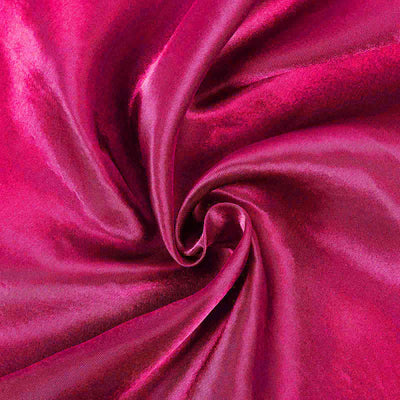 Lily Embossed Satin Table Overlay 72" x 72" - Fuchsia#whtbkgd