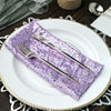 20x20inch Lavender Premium Sequin Cloth Dinner Napkin | Reusable Linen