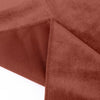 5 Pack | Terracotta Premium Sheen Finish Velvet Cloth Dinner Napkins | 20inch x 20inch