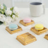 Mini Plastic Cupcake Favor Containers, Square Party Boxes Treat Display Holder