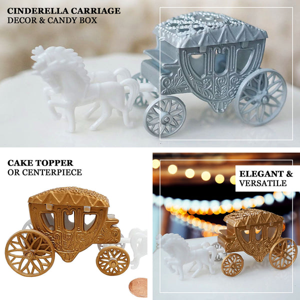 12 Pack Gold Cinderella Carriage