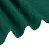 Accordion Crinkle Taffeta Table Runner, Elegant Linen Runner - Hunter Emerald Green#whtbkgd