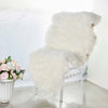 6ft x 2ft | White Faux Sheepskin Rug, Soft Fur Area Rug Runner