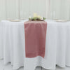 12inch x 108inch Dusty Rose Premium Velvet Sheen Finish Table Runner