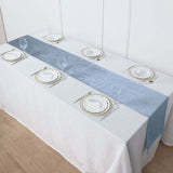 12Inch x 108Inch | Dusty Blue | Premium Velvet Table Runner