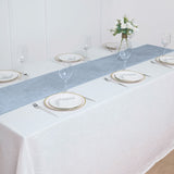 12Inch x 108Inch | Dusty Blue | Premium Velvet Table Runner