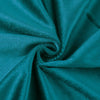 12inch x 108inch Peacock Teal Premium Velvet Sheen Finish Table Runner