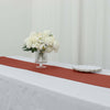 12x108Inch Terracotta Premium Velvet Sheen Finish Table Runner