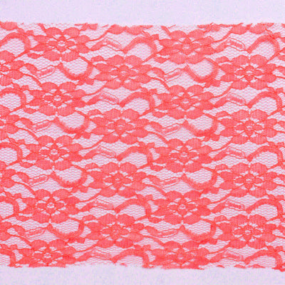 5 Pcs | 6 inch x108 inch Coral Lace Chair Sashes