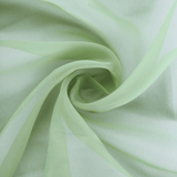 Green Chiffon Curly Chair Sash