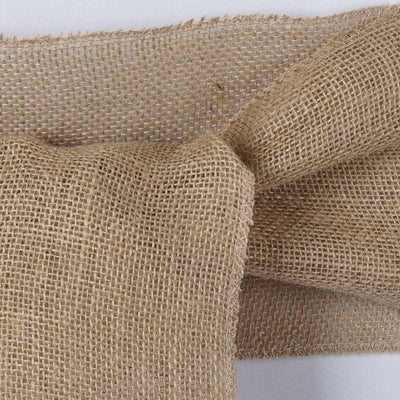 Authentic Rustic Burlap Sash - Natural Tone#whtbkgd