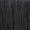 17FT BLACK Premium Wholesale Polyester Lace Table Skirt For Wedding Banquet Restaurant#whtbkgd