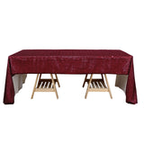 60x126inches Burgundy Premium Sequin Rectangle Tablecloth