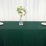 90x132 inches Hunter Emerald Green Premium Sequin Rectangle Tablecloth