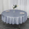 90inch Dusty Blue Premium Sequin Round Tablecloth